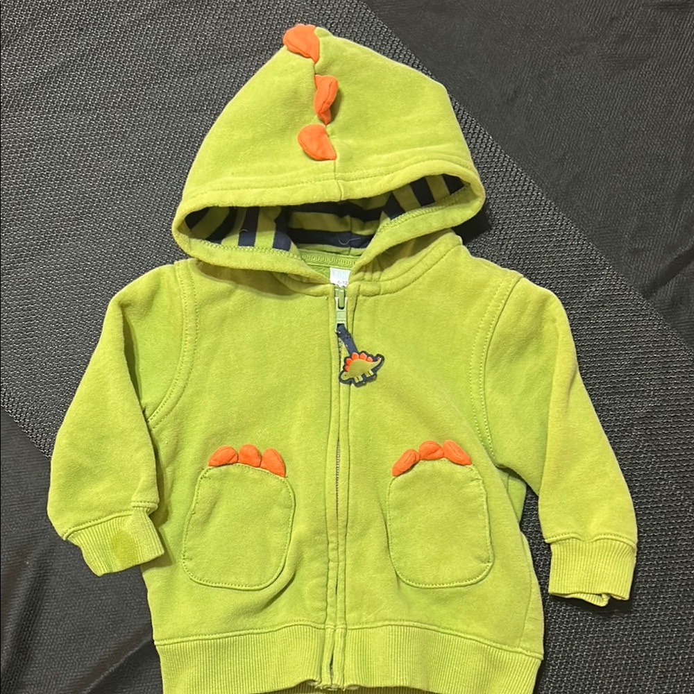 Green Dinosaur Hoodie for Kids